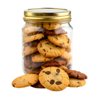 Cookies in a Jar on Transparent Background png