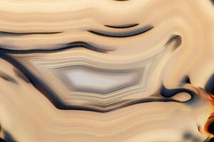 Macro stone Agate mineral on white background photo