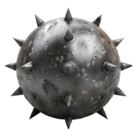 Eisen Spitze Ball auf transparent Hintergrund png