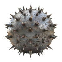 Iron Spike Ball on Transparent Background png