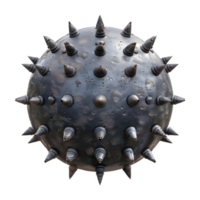 Iron Spike Ball on Transparent Background png