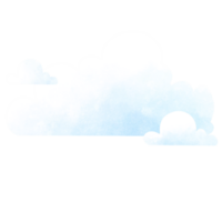 céu azul com nuvens brancas png