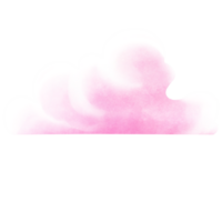 Pastel colored clouds in the sky png