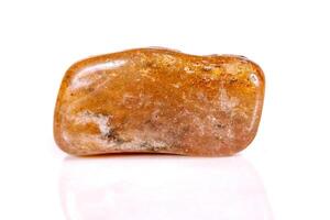 Macro mineral stone jasper on a white background photo