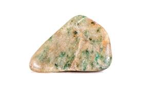 Macro mineral stone jasper on a white background photo