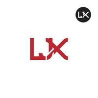 LJX Logo Letter Monogram Design vector