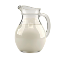 Generated AI a jug of milk on transparent background png