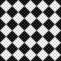 Geometrical black and white star pattern background design vector