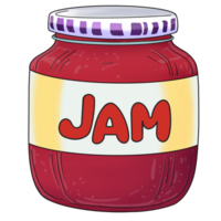 aardbei kers jam png