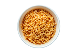 Bowl of Ramen Noodles isolated on transparent background png