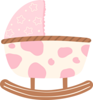 Western Baby Dusche Cowboy Mädchen Rosa Süss Kindergarten Kunst eben Design png