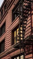 Blick auf die Gebäude der Innenstadt von New York Business Center video