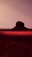 röd stenar i de öken. en vibrerande fånga av naturens skönhet video