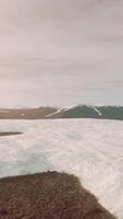aérien vue de gros glacier video