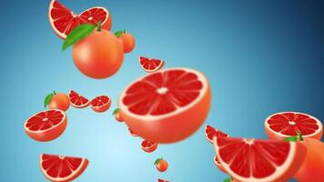 grapefruit vortex , grapefruit juice background video