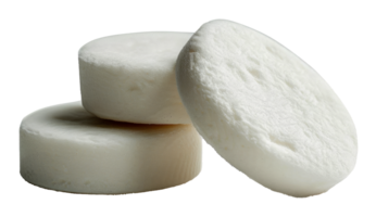 Stacked white body sponges png