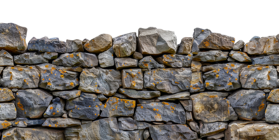 Textured stone wall png