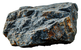 texturerad sten med orange och grå geologisk mönster, skära ut - stock .. png