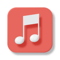 3d Music Player Icon Transparent png
