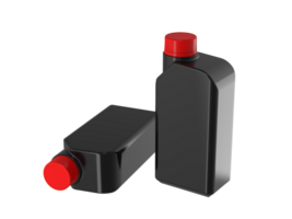 3D illustration, Plastic bottle for putting motorcycle engine oil png