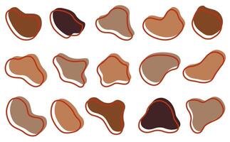 Liquid graphic form design element. background or liquid abstract geometric modern splash. vector