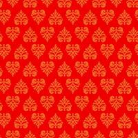 Abstract seamless pattern with decorative flowers vector