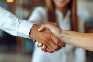 Women Shaking Hands photo