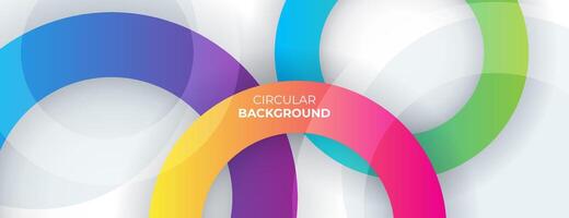 colorful circles background. great for wallpaper, banner, poster, presentation, cover, website. vector