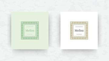 Elegant brand logo design template illustration. vector