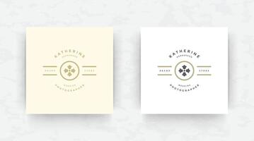 Elegant logo design template modern style illustration. vector