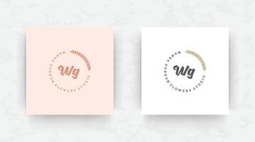 Elegant logo design template modern style illustration. vector