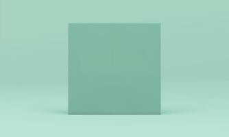 3d squared wall vertical base foundation decor element geometric design realistic vector