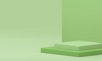 3d pedestal geometric award arena squared level showcase corner studio background realistic vector