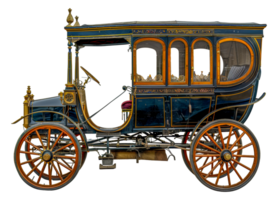 Vintage horse carriage png