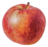 une rouge Pomme avec une tige et une peu taches sur il - Stock .. png