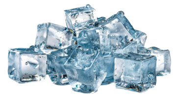 A pile of ice cubes - stock .. png