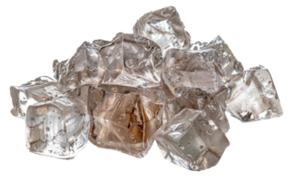 A pile of ice cubes - stock .. png