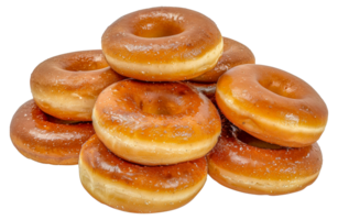 A stack of donuts - stock .. png