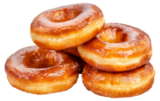 een stack van geglazuurd donuts - voorraad .. png