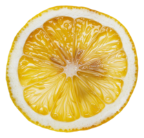 A close up of a lemon with its peel removed - stock .. png