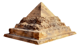 Stone pyramid isolated, cut out - stock .. png