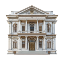 Marble Classic Architecture Building Facade, cut out - stock .. png