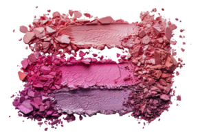 Splintered blush makeup palette with pink hues png