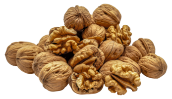 A pile of walnuts - stock . png