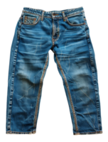 klassisk blå denim jeans på transparent bakgrund - stock .. png