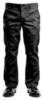 formell svart byxor för företag klädsel på transparent bakgrund - stock .. png