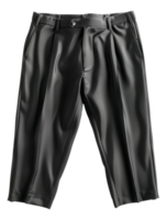 Formal black trousers for business attire on transparent background - stock .. png