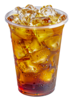 une tasse de glacé thé avec la glace cubes dans il - Stock .. png