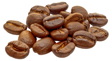 une pile de café des haricots - Stock .. png