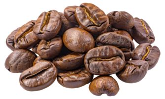 en lugg av kaffe bönor med en brun Färg - stock .. png